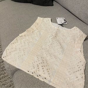 NWT Zara Cropped Tank Top
